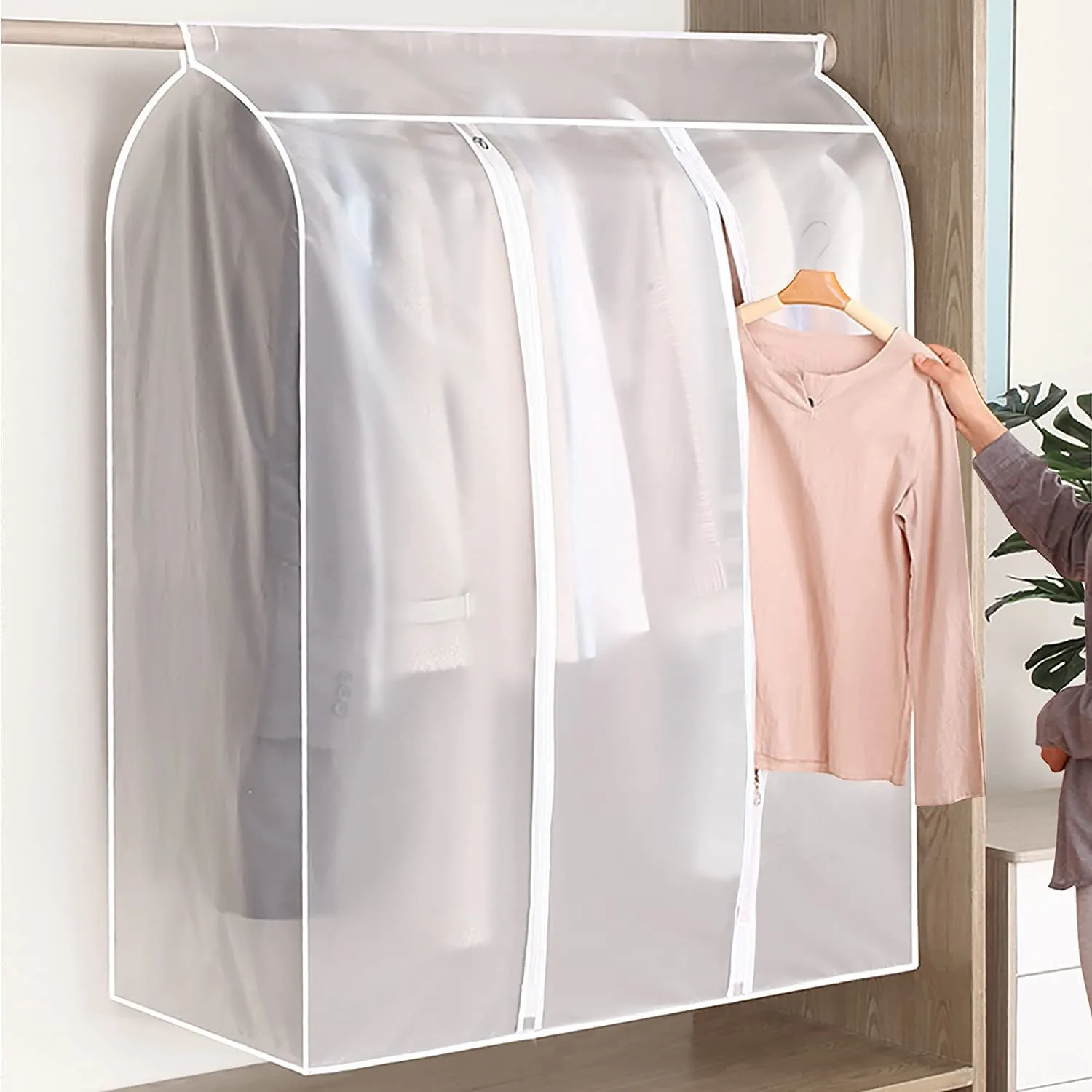 Home Organizer Dust Cover Clothes Storage Wardrobe Bag