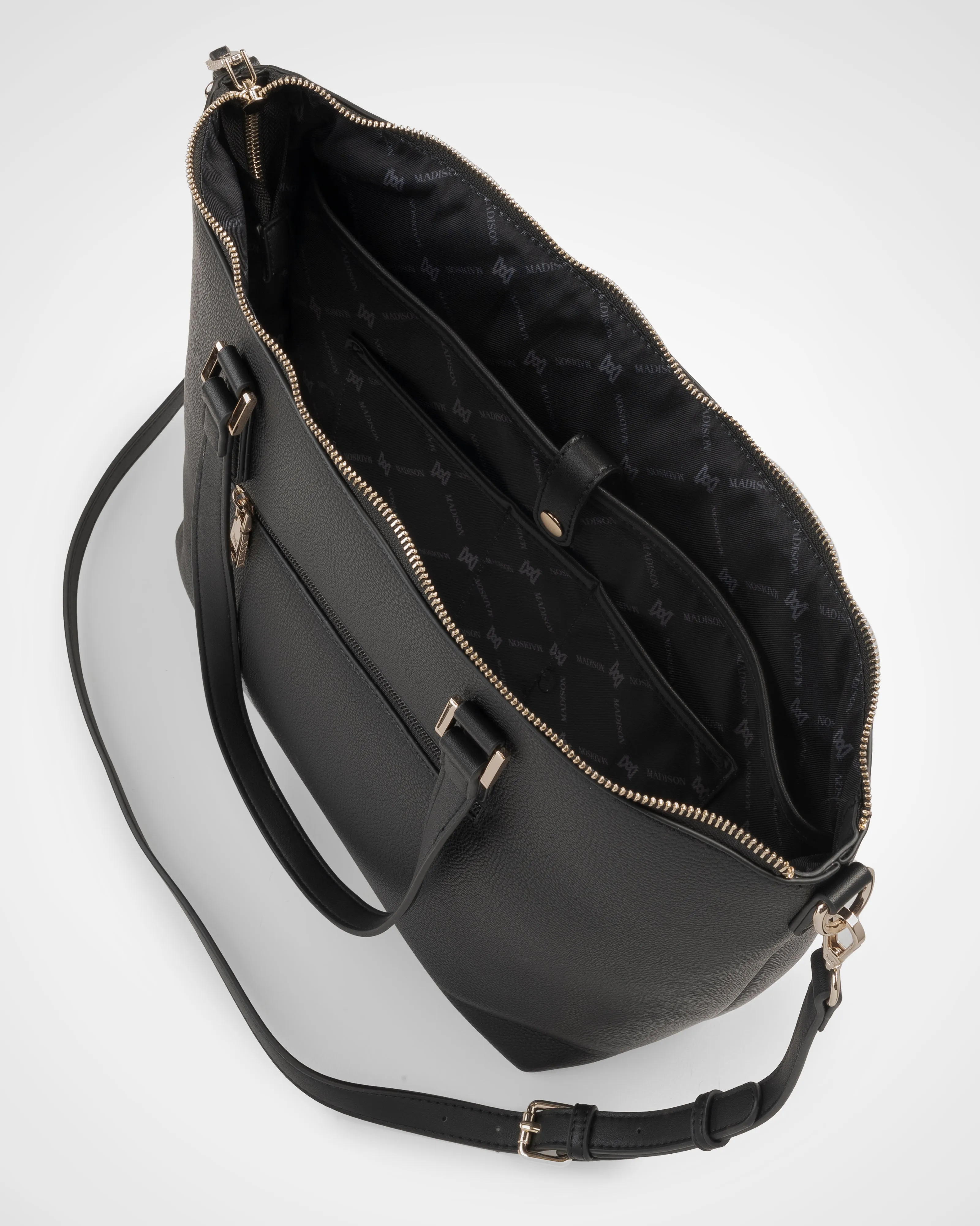 Inga Large Zip Top Tote Bag with Laptop Pocket