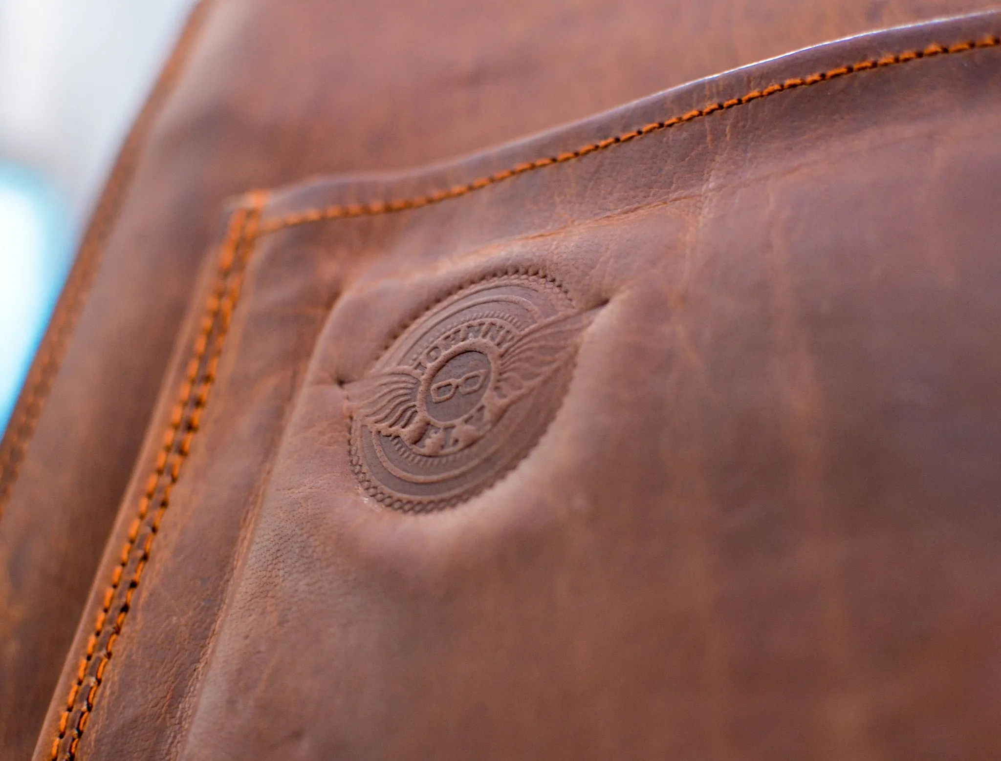 Johnny Fly Co. Leather Business Laptop Messenger