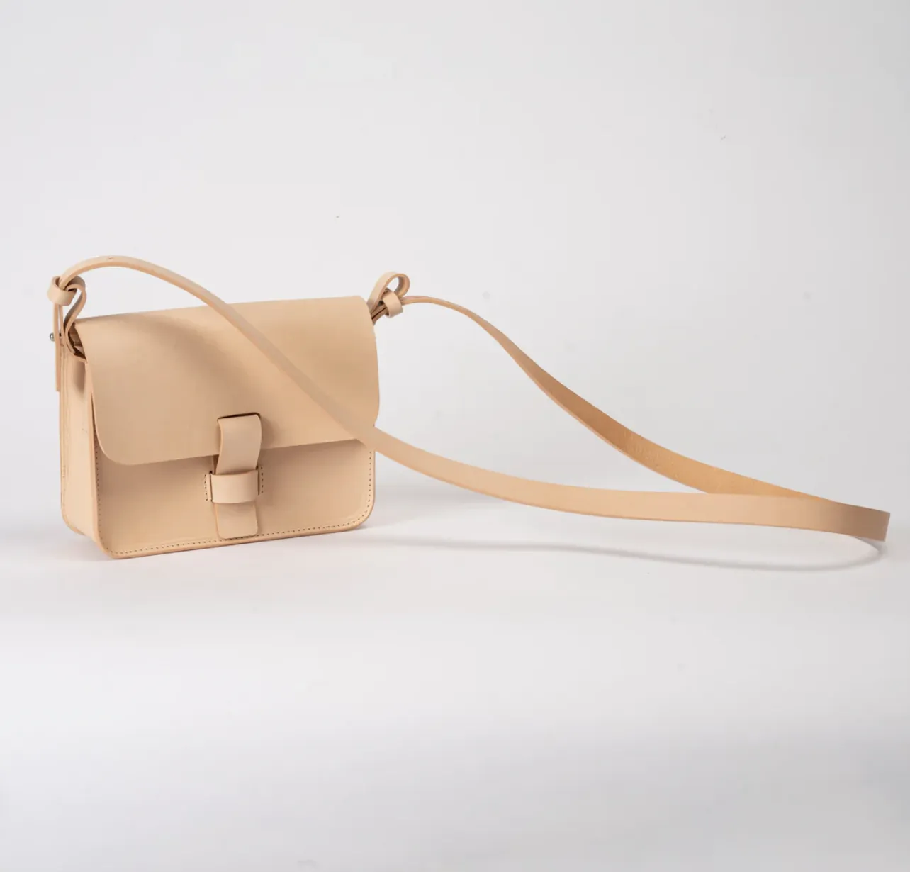 Kate Sheridan Nude Square Loop Bag