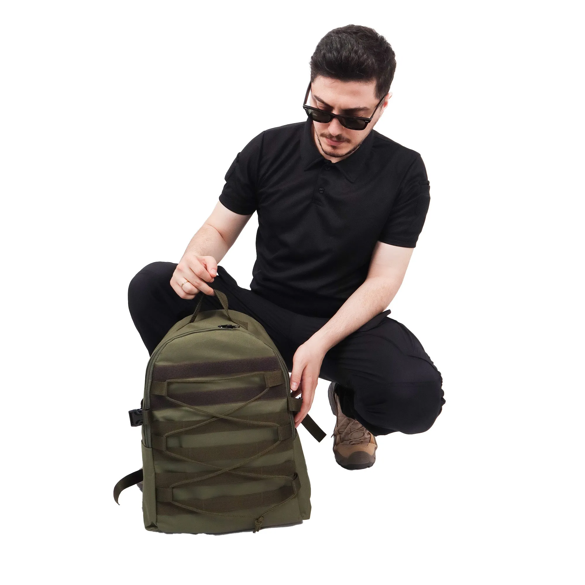 Khaki Tactical ERA Model Daily Backpack - 25 Litre Bag