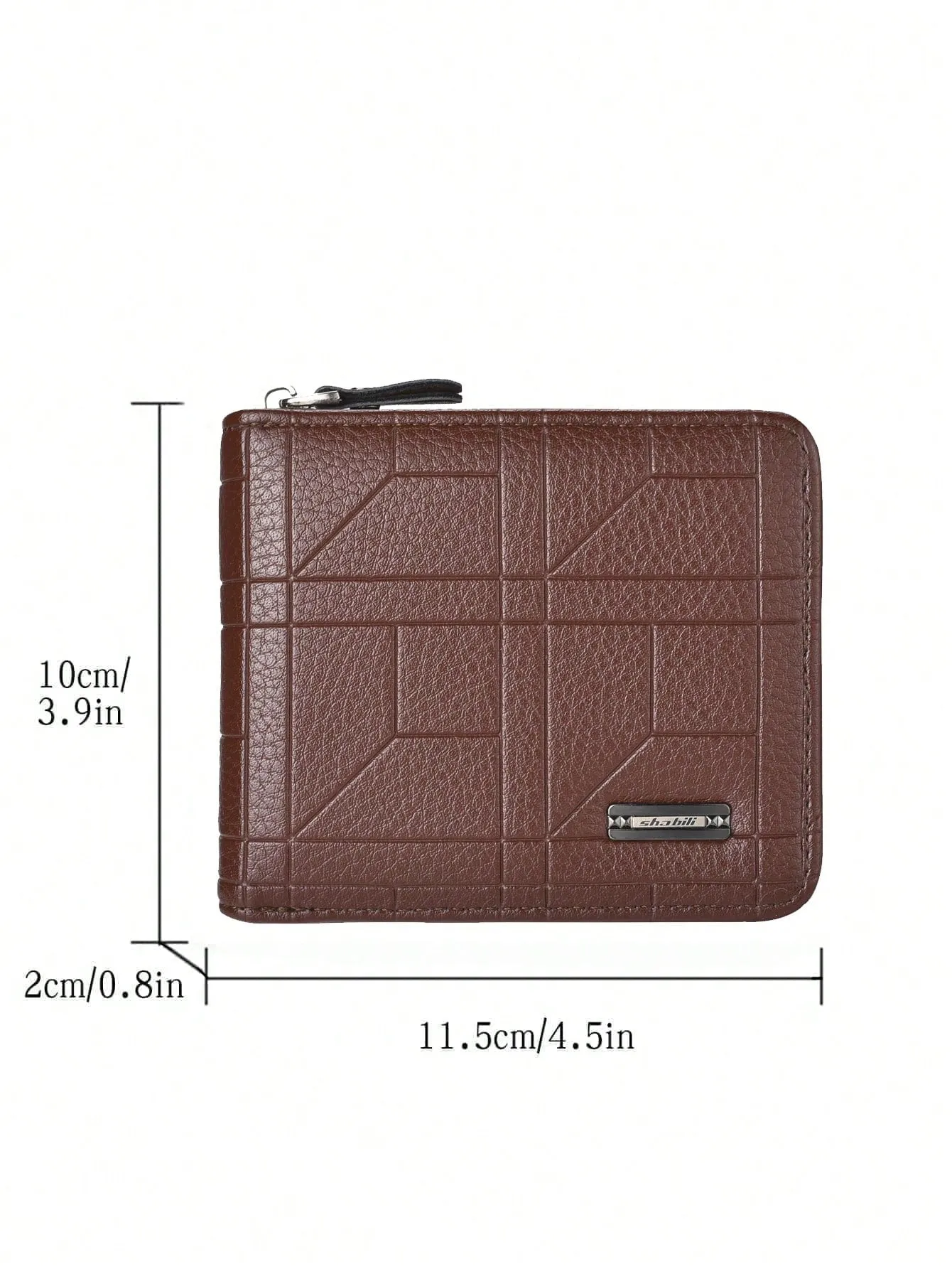 Korean-Style Fashionable Men Short Wallet, Classic Horizontal Design With Large Capacity And Multiple Card Slots For Business