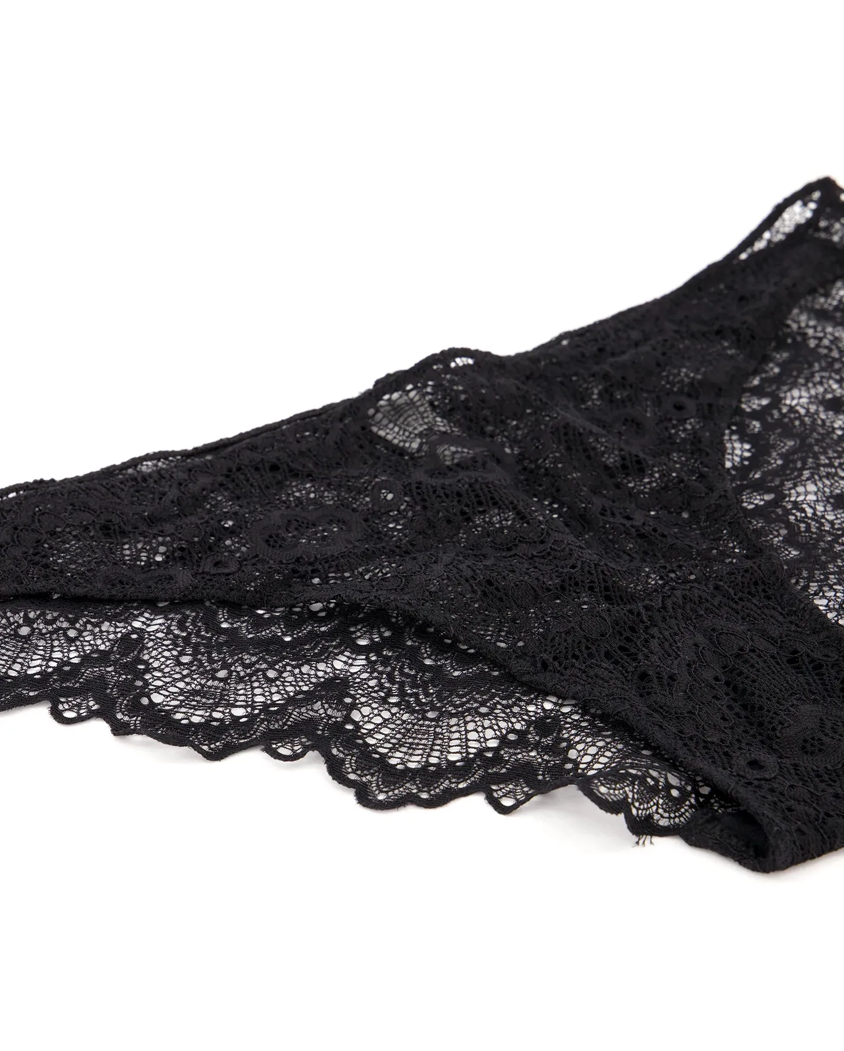 Lace Bikini Briefs Saboteur Black