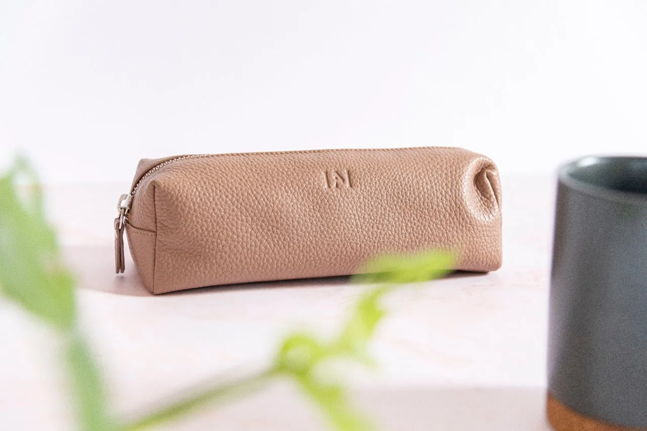 Le Mira 'The Plumier' Genuine Leather Stationery Case