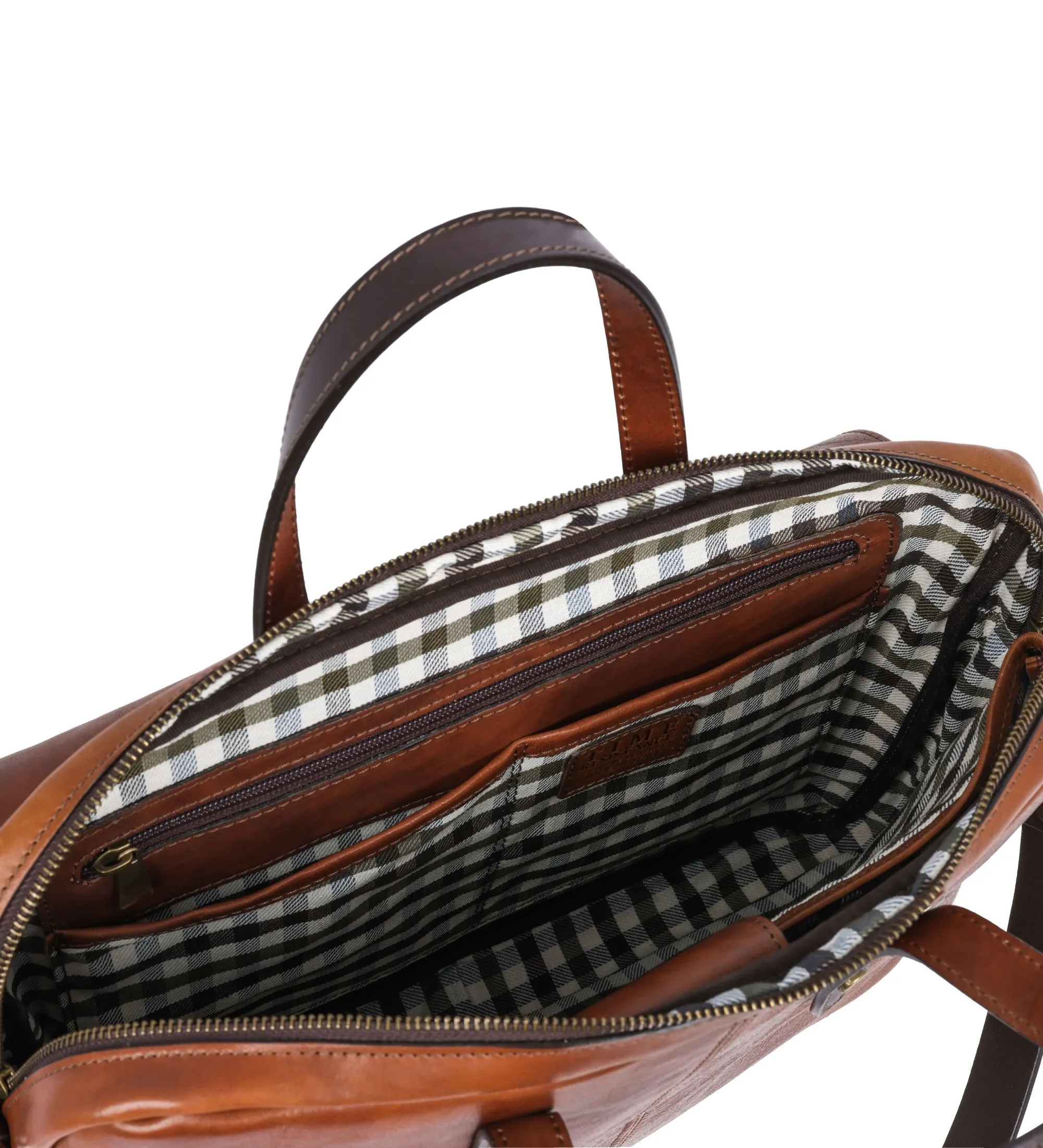 Leather Briefcase Laptop Bag - Lanark