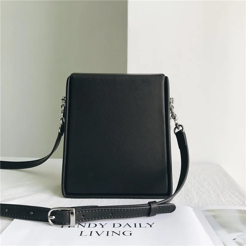 Leather Cross Body Box Phone Bag