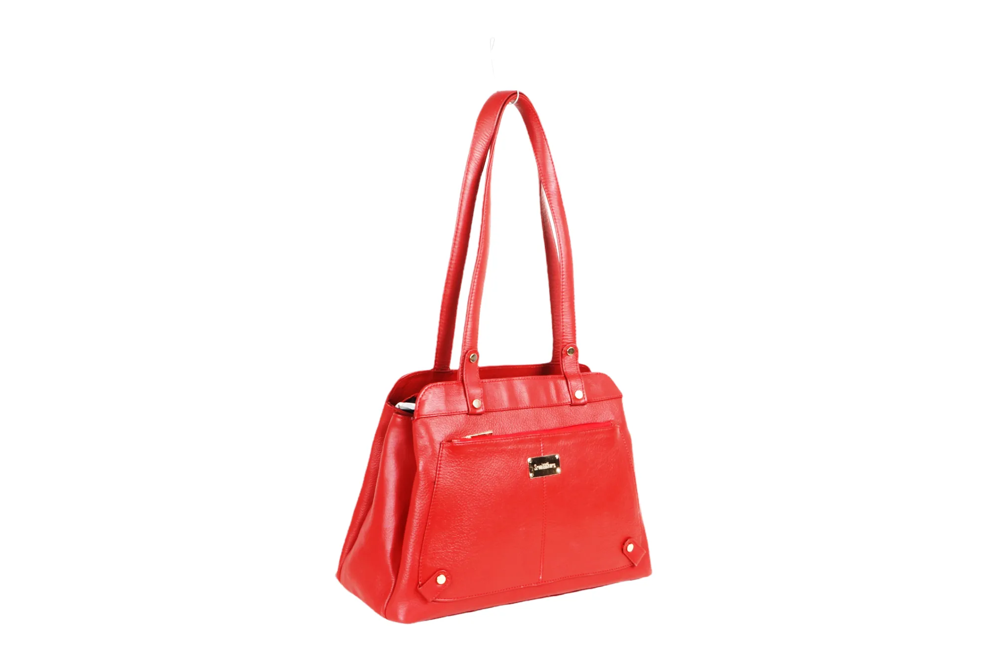 LEATHER HAND BAG 43811 (RED)