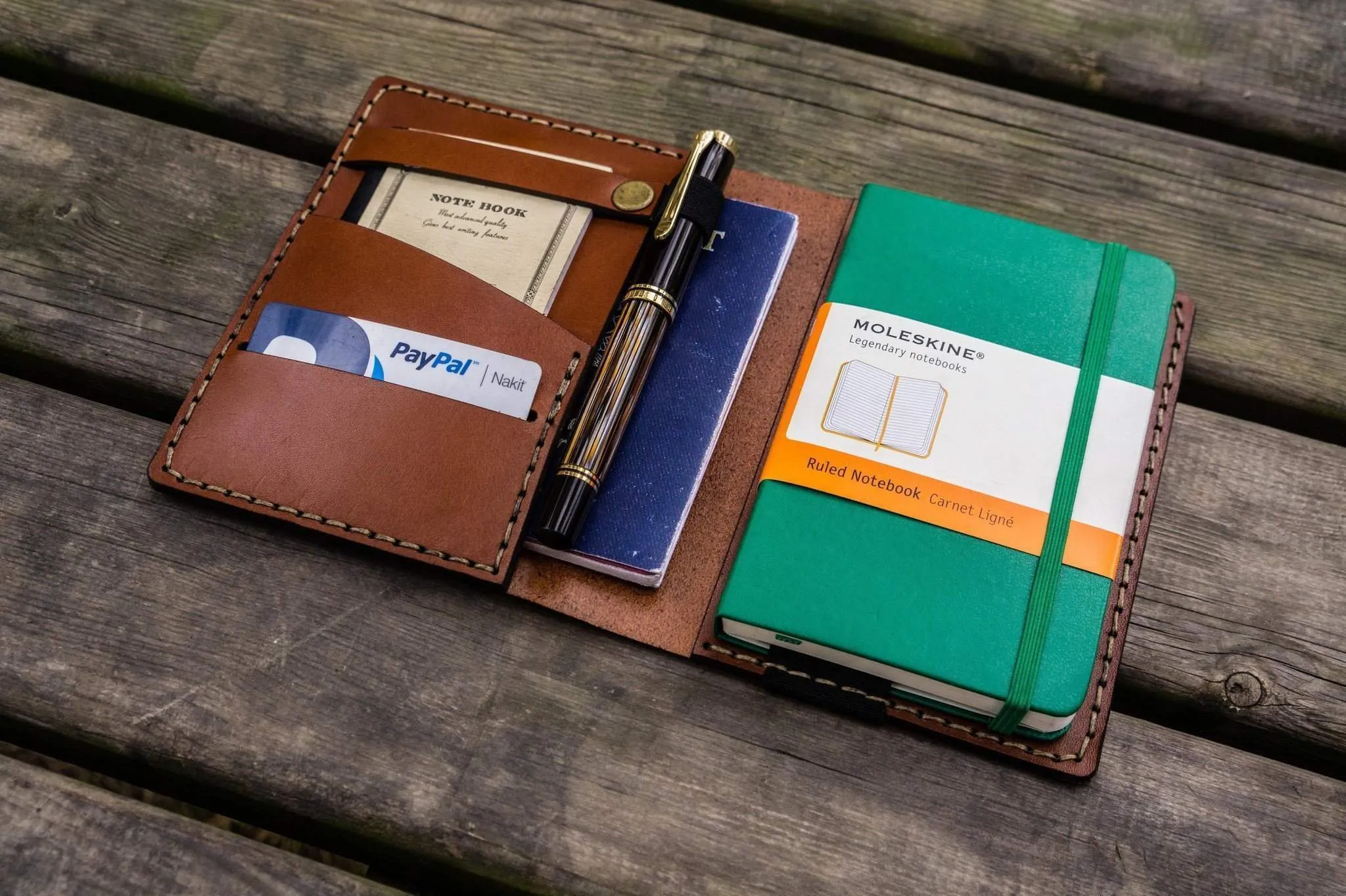 Leather Leuchtturm1917 A6 Notebook Cover - Brown