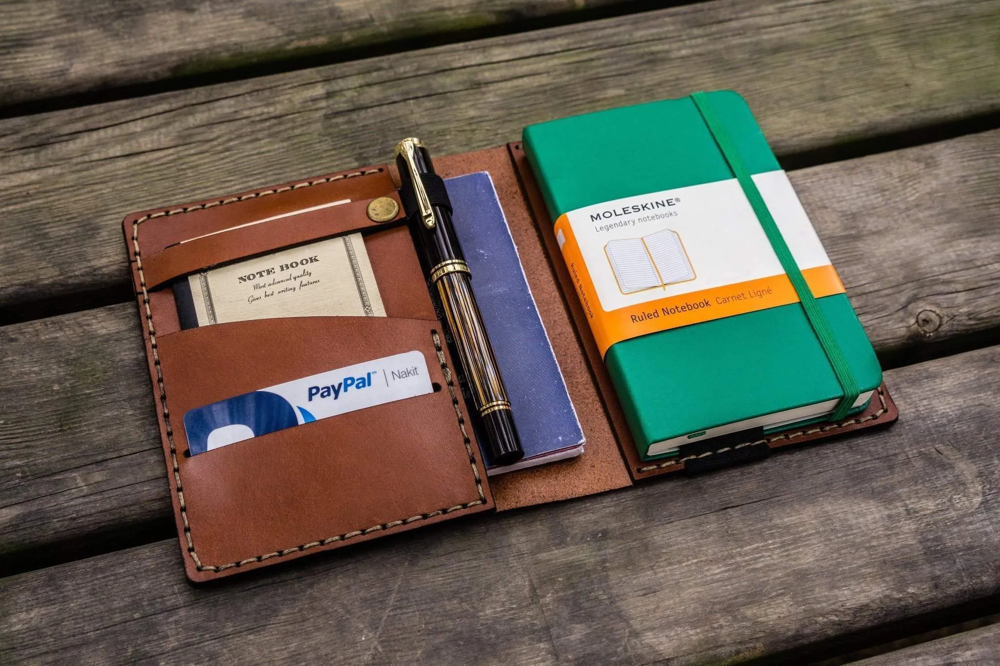 Leather Leuchtturm1917 A6 Notebook Cover - Brown