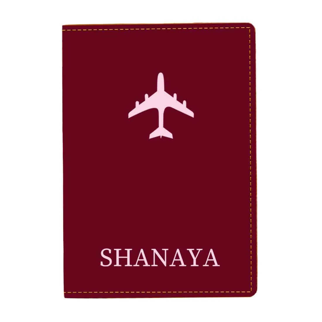 Leather Passport Holder Personalized with Name Cover for Passports - ADD NAME