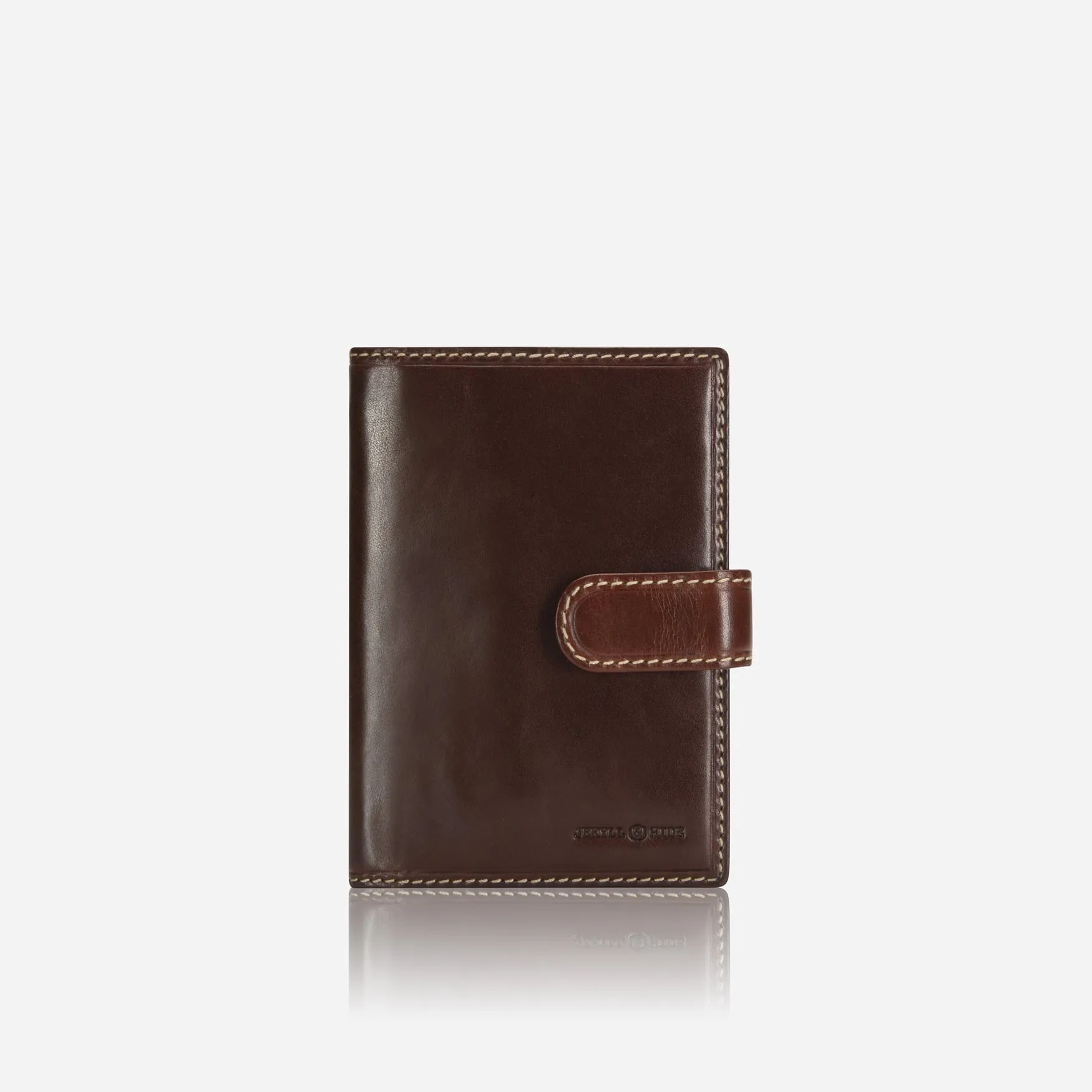 Leather Passport Wallet, Mocha