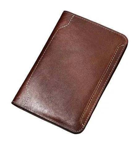 Leather Travel Passport Holder Wallet