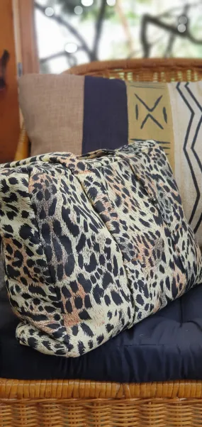 Leopard laptop bag