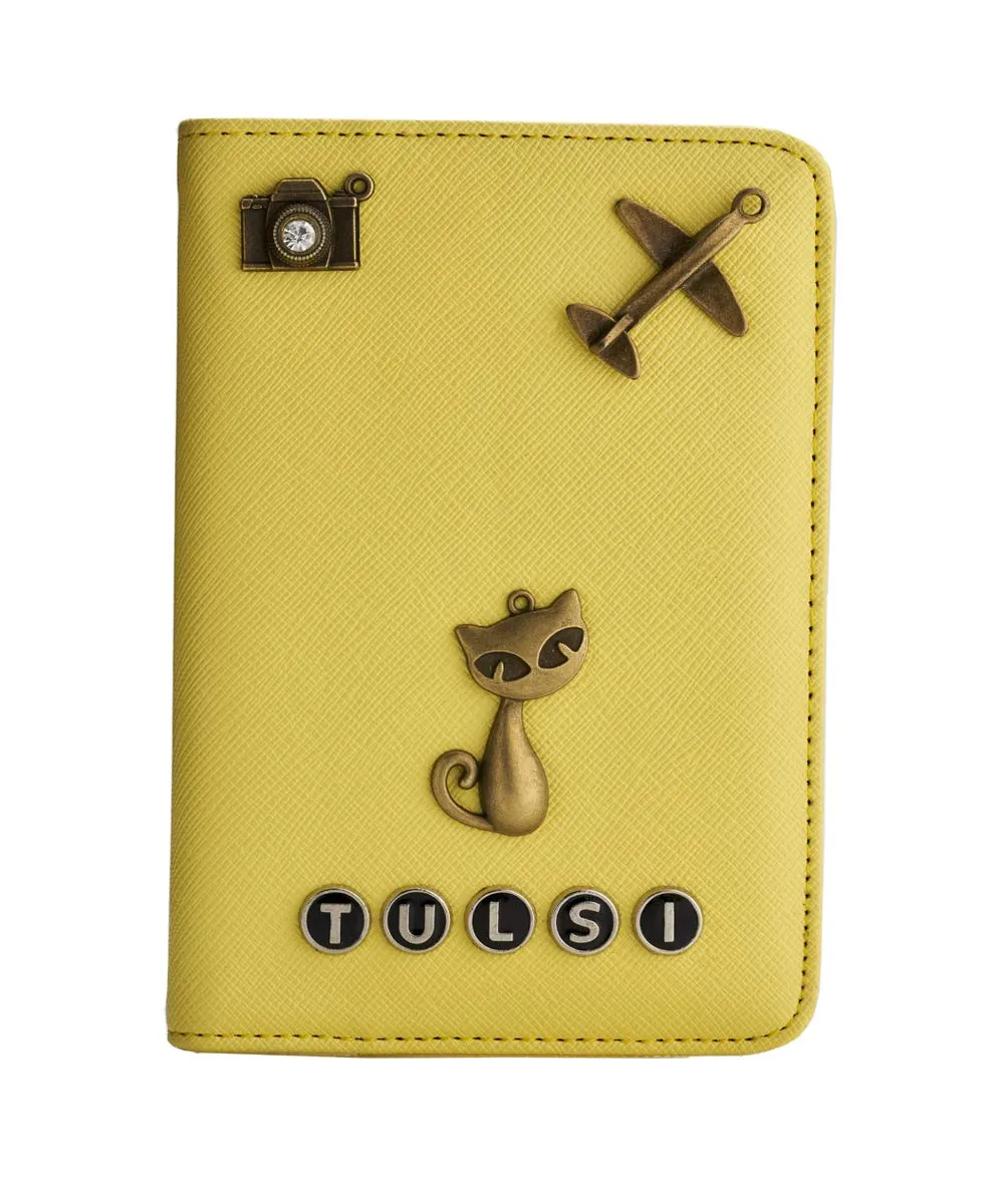 Light Yellow Passport Cover