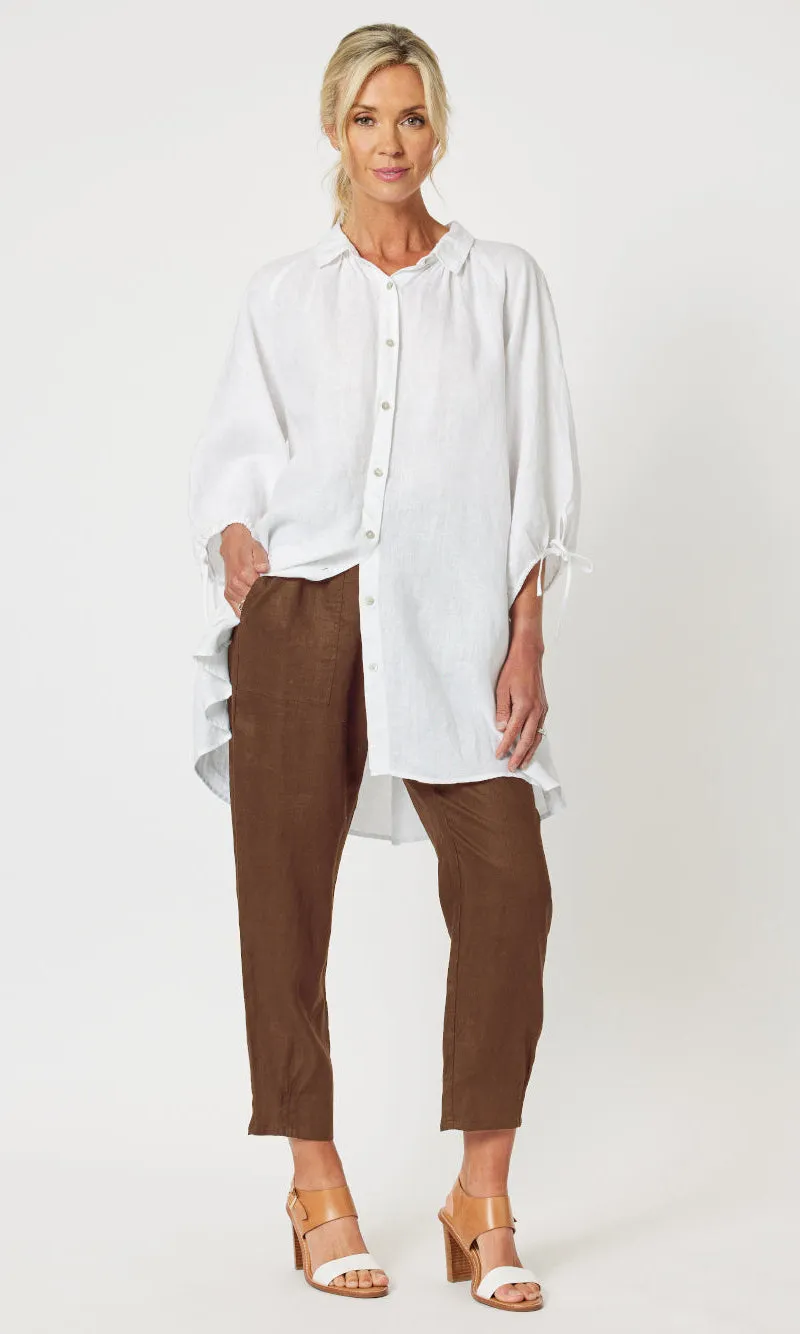 Linen Pant Jersey Waist Koko