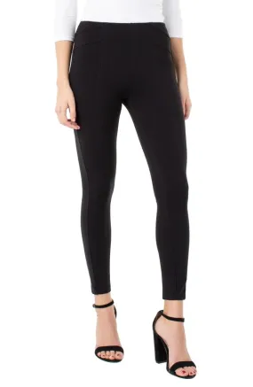 Liverpool Reese Seamed Pull On Legging 28" Inseam - Black