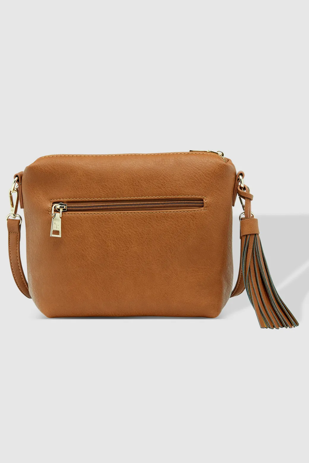 Louenhide Kasey Stripe Crossbody Bag Tan