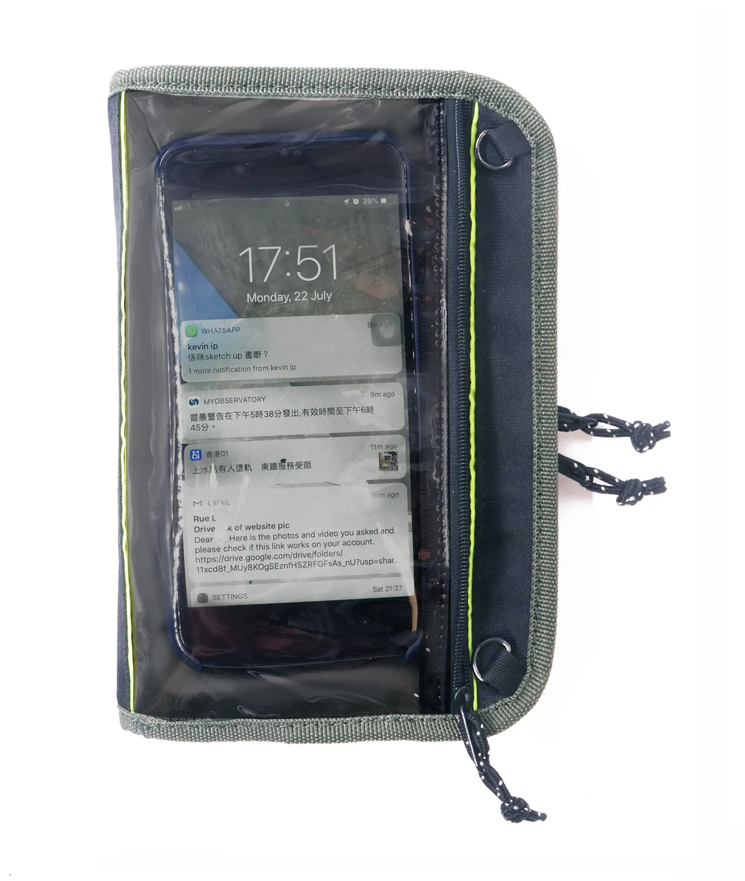 <A 000a001m06> Fungolia Gen2 Passport Holder <B>Regular Size</B> (Green/Neon Yellow)