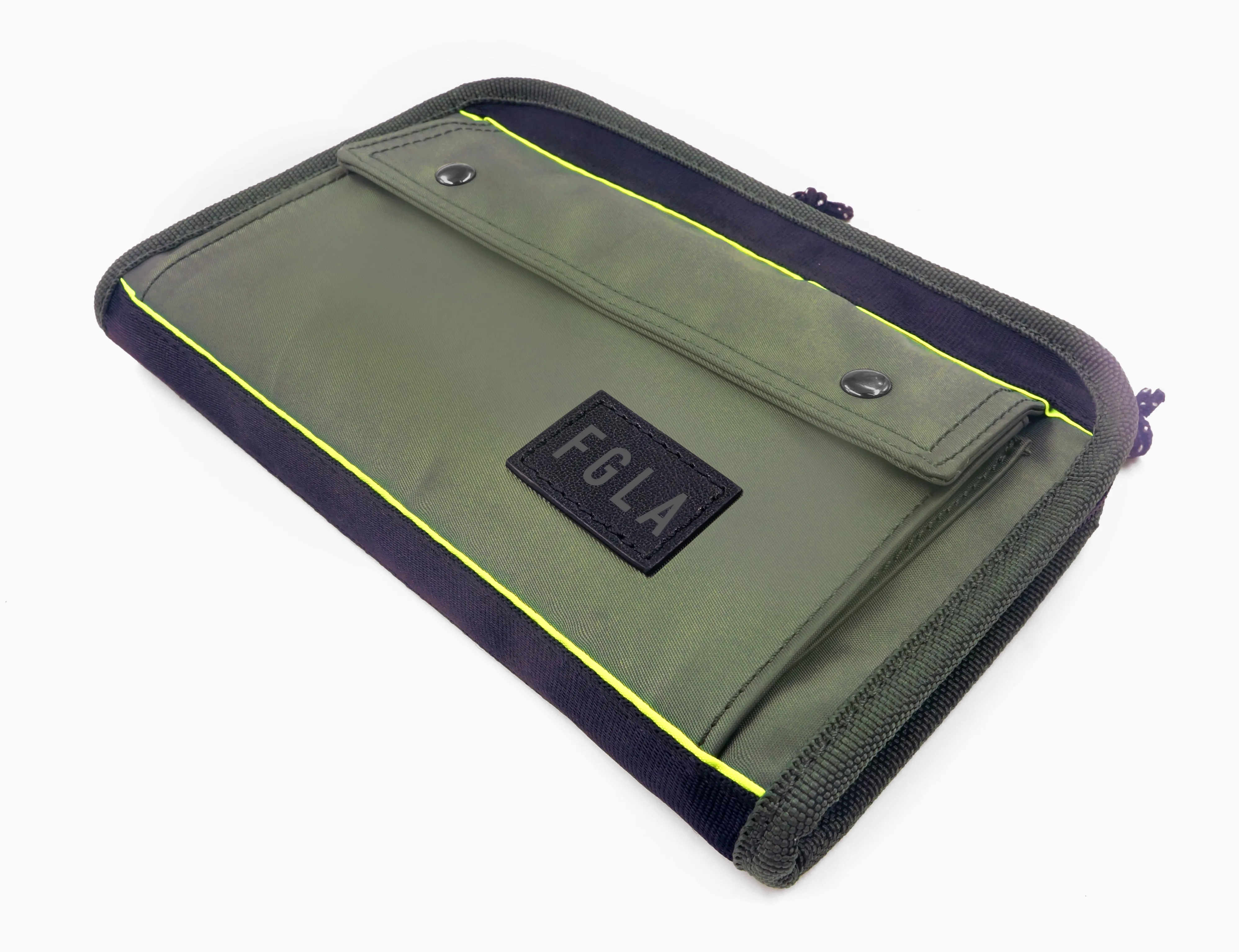 <A 000a001m06> Fungolia Gen2 Passport Holder <B>Regular Size</B> (Green/Neon Yellow)