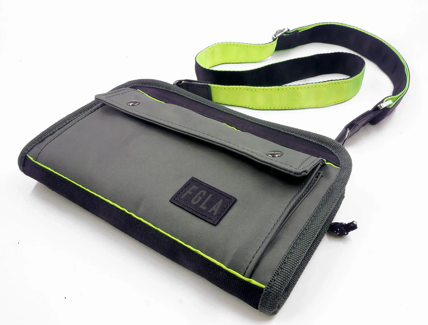 <A 000a001m06> Fungolia Gen2 Passport Holder <B>Regular Size</B> (Green/Neon Yellow)