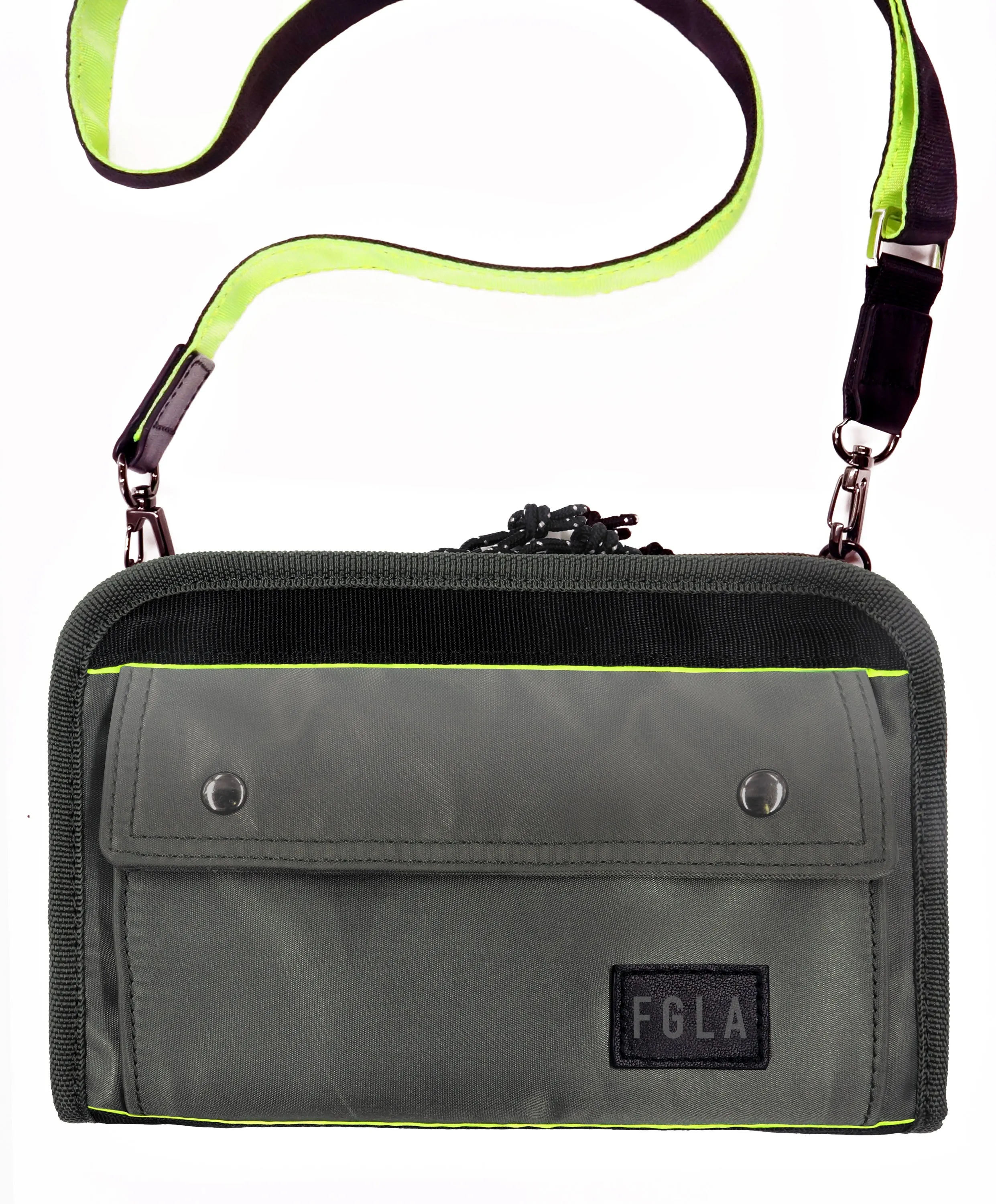 <A 000a001m06> Fungolia Gen2 Passport Holder <B>Regular Size</B> (Green/Neon Yellow)