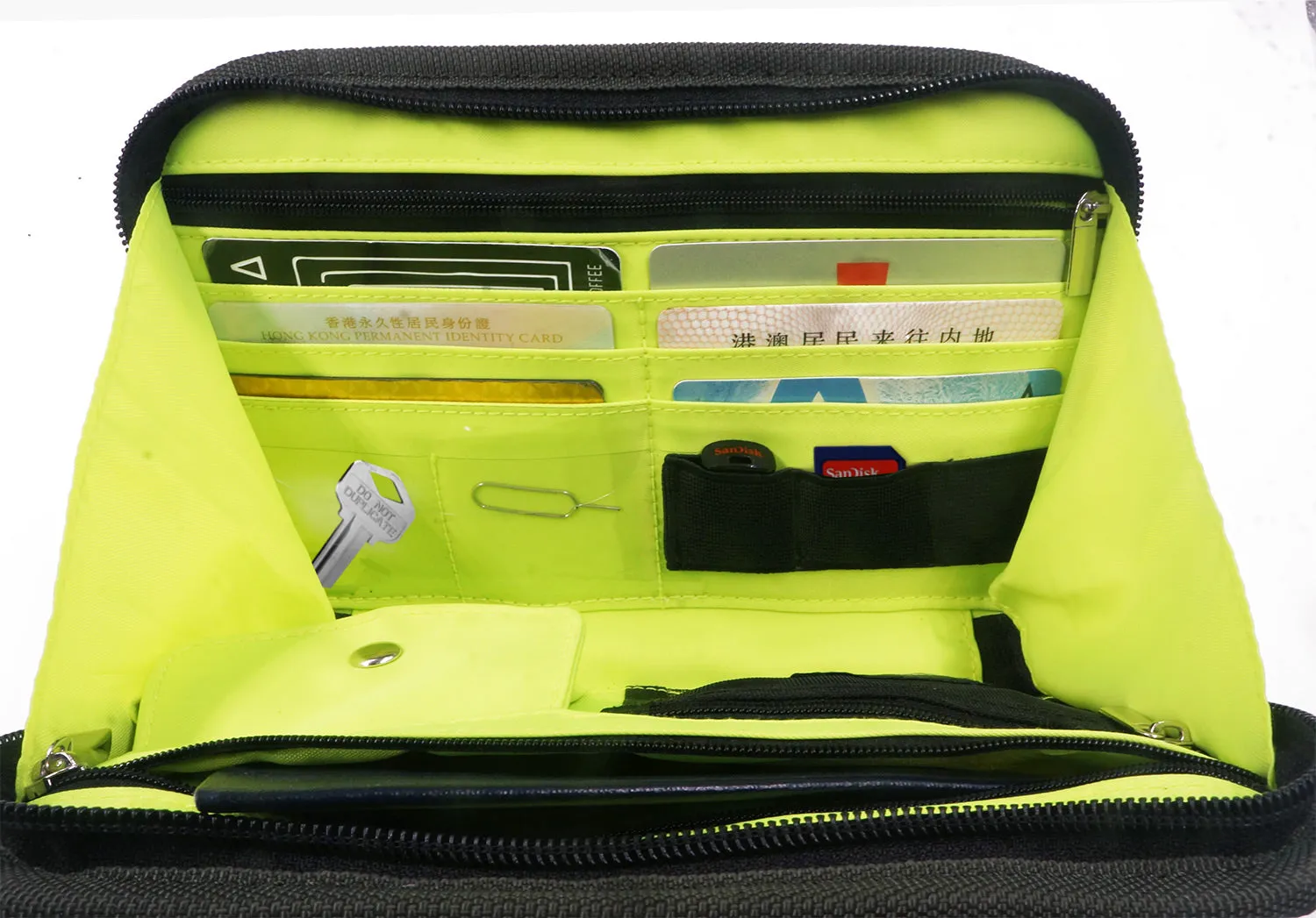 <A 000a001m06> Fungolia Gen2 Passport Holder <B>Regular Size</B> (Green/Neon Yellow)