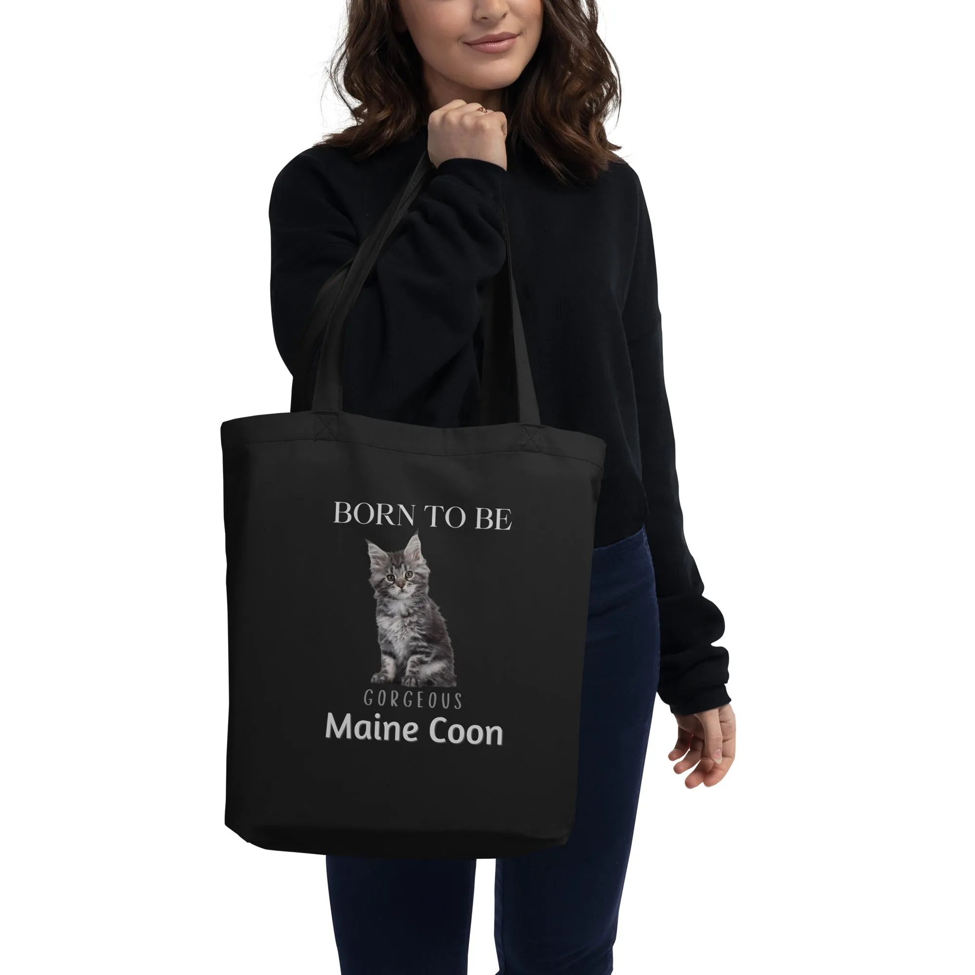 Maine Coon Cat, sustainable Tote Bag