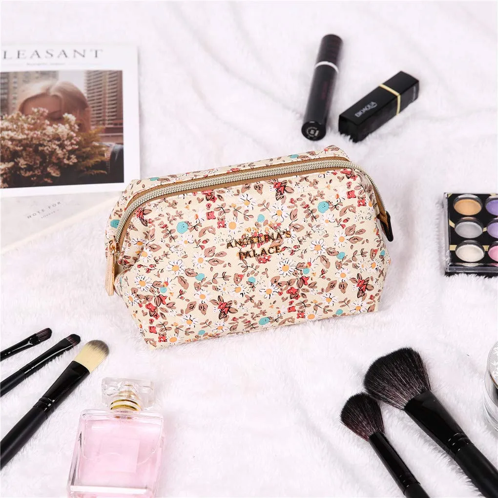 Makeup Bag Blossom Tan