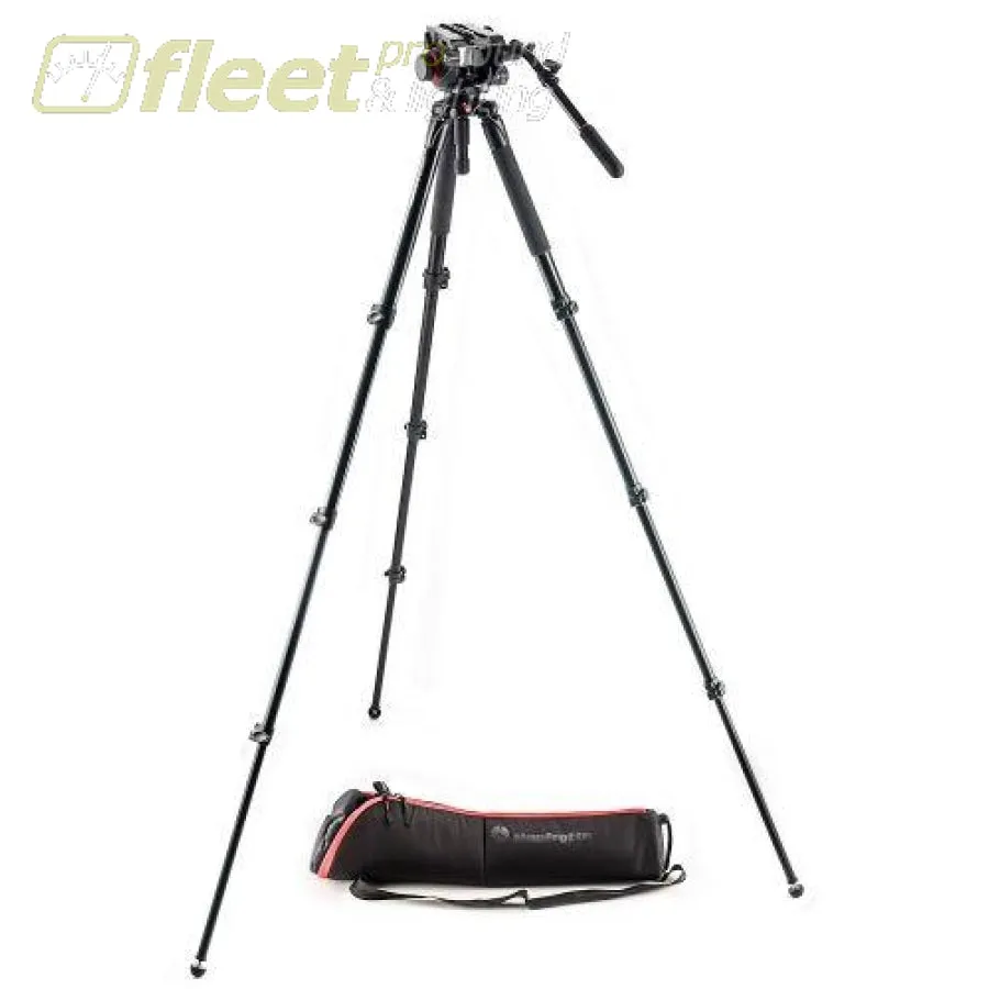 Manfrotto MVK504AQ 504 fluid video head & alu single leg tripod Kit