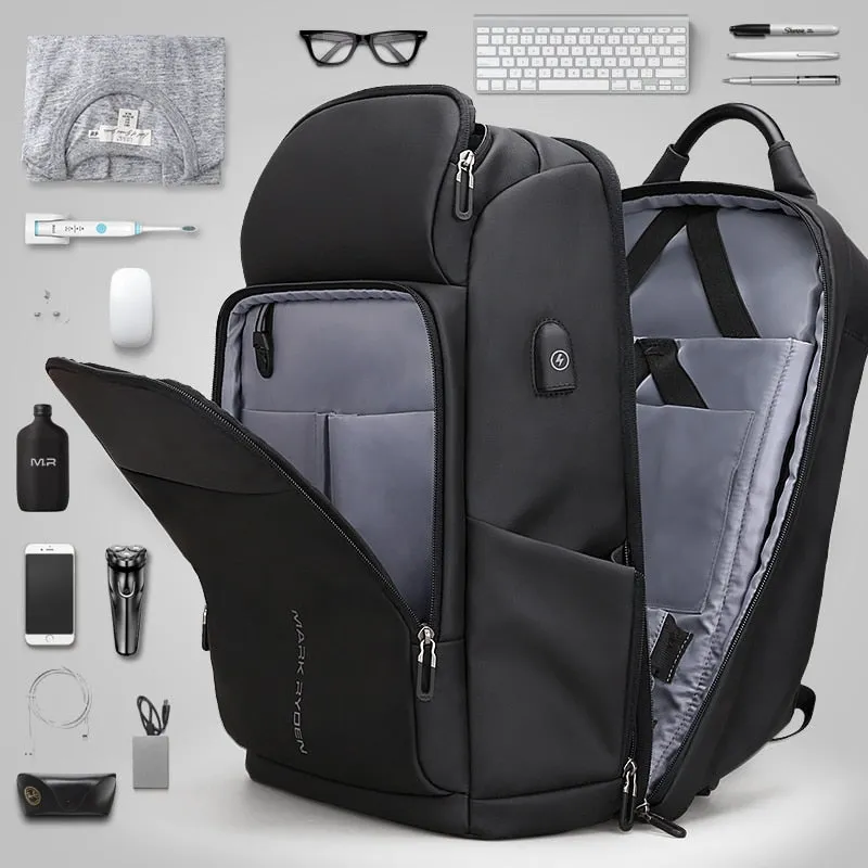 Mark Ryden High Capacity Multifunction USB Charging 17 Inch Laptop Backpack