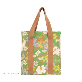 MARKET BAG SAGE CLARE FLORIA