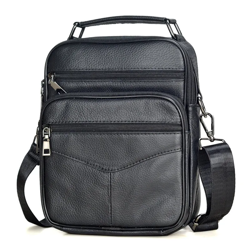 Men Genuine Leather Shoulder Bag