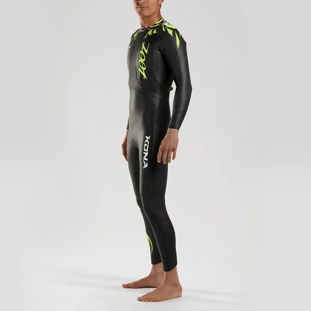 Men's Kona 1.0 Wetsuit - Yellow/Silver