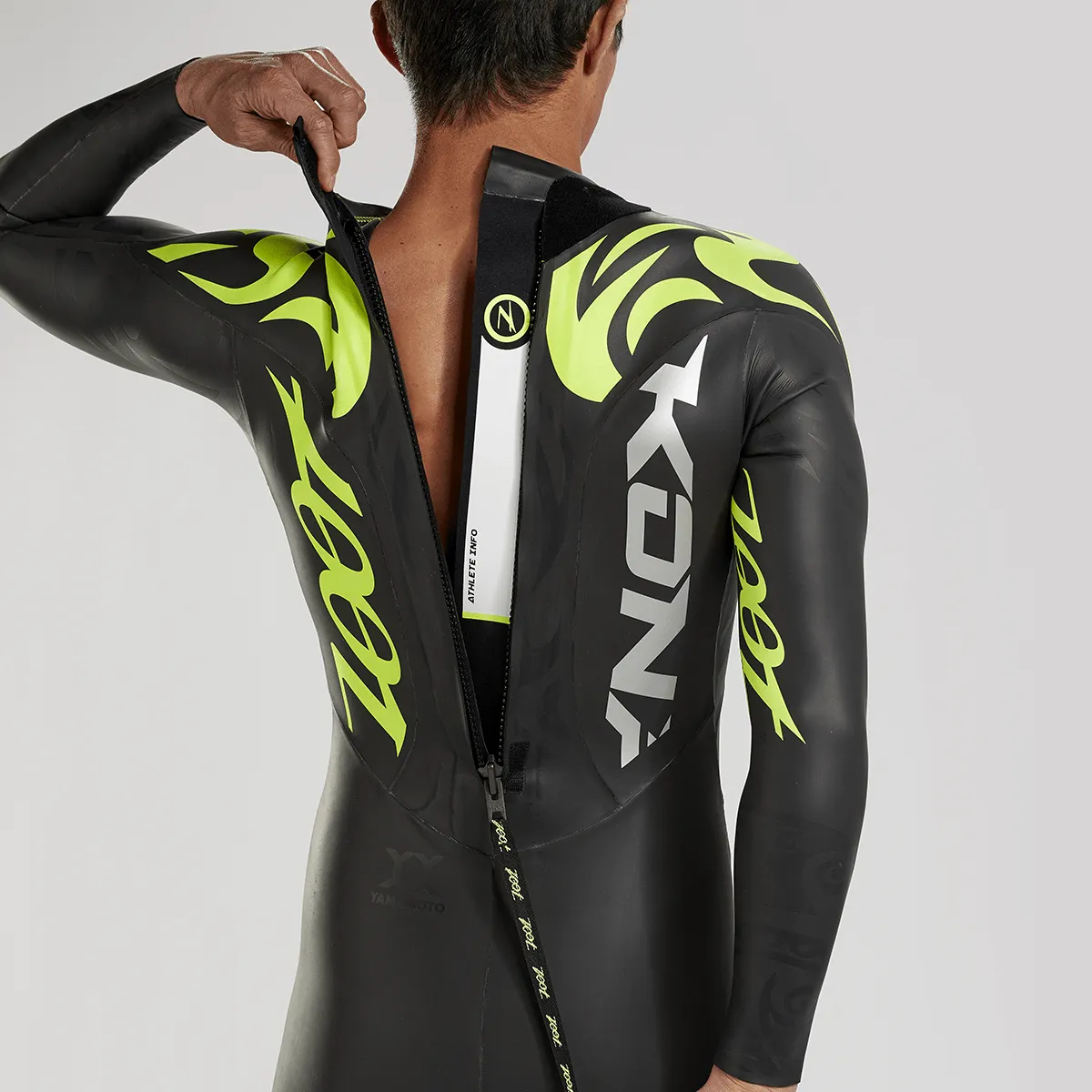 Men's Kona 1.0 Wetsuit - Yellow/Silver