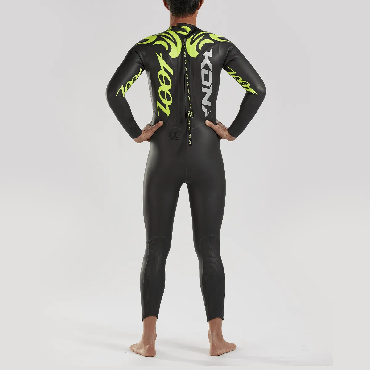 Men's Kona 1.0 Wetsuit - Yellow/Silver