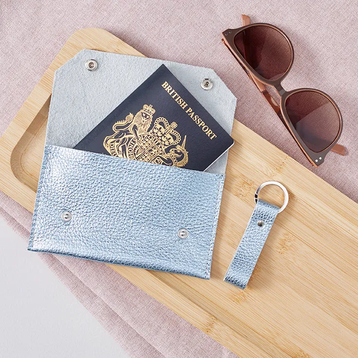 Metallic Passport Holder