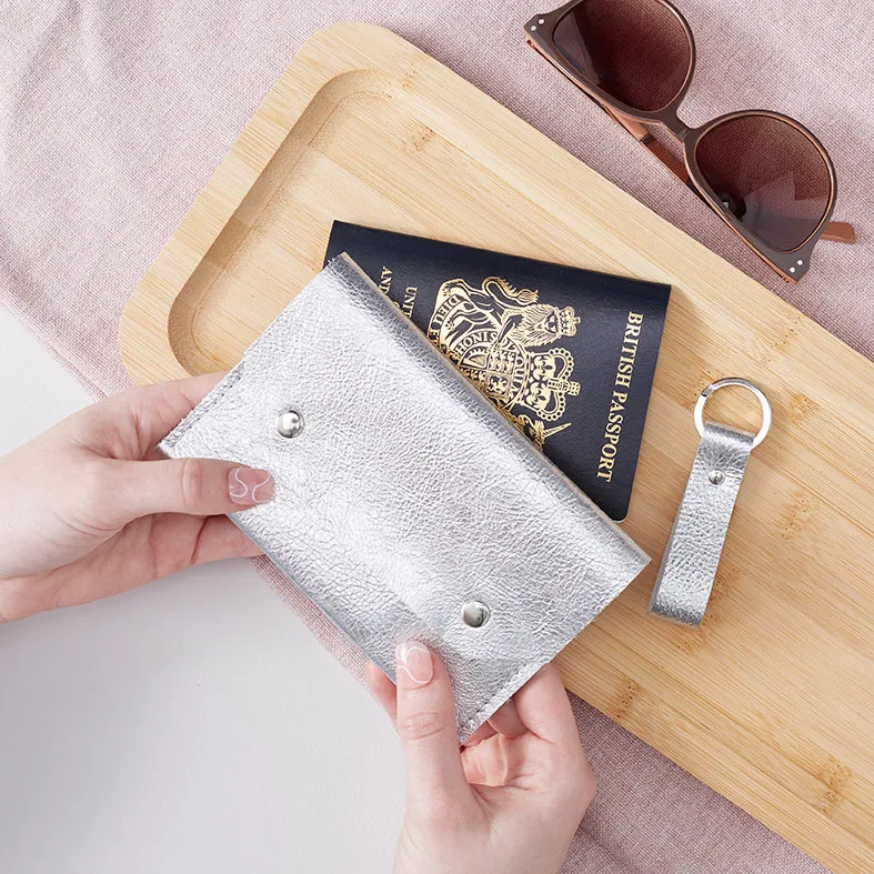 Metallic Passport Holder