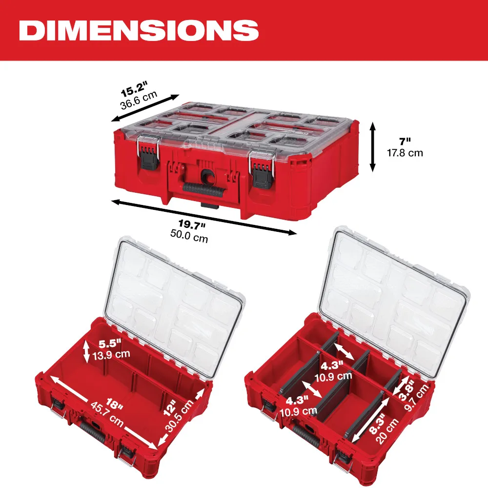 Milwaukee Packout Deep Organizer