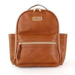 Mini Diaper Bag-Cognac