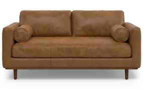 Morrison 72-inch Sofa in Genuine Leather