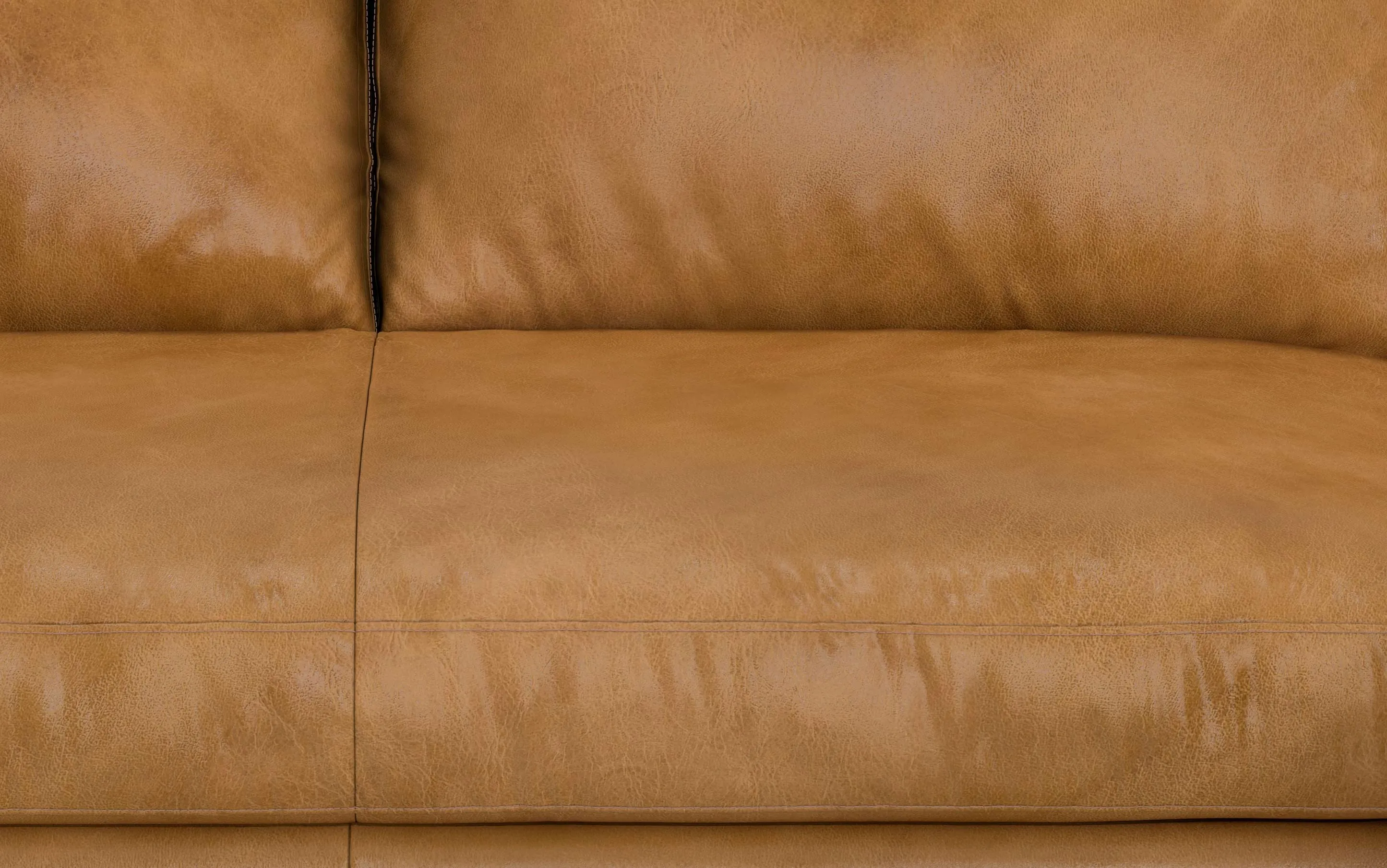 Morrison 72-inch Sofa in Genuine Leather