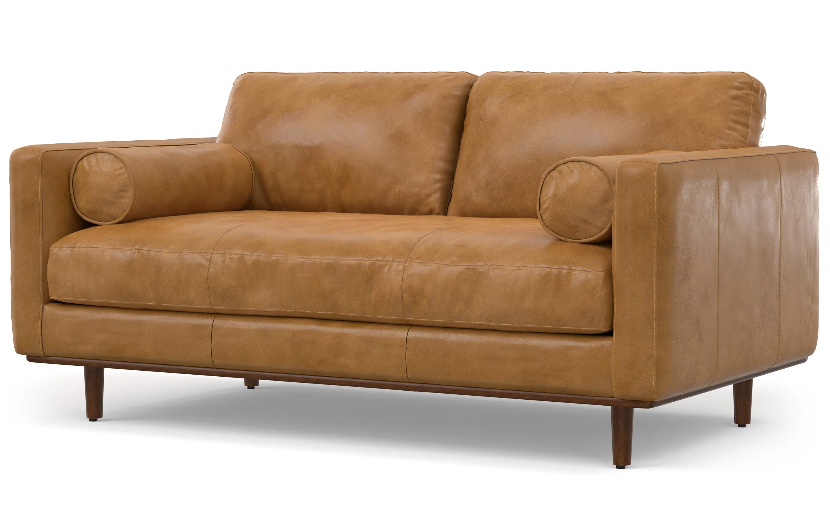 Morrison 72-inch Sofa in Genuine Leather