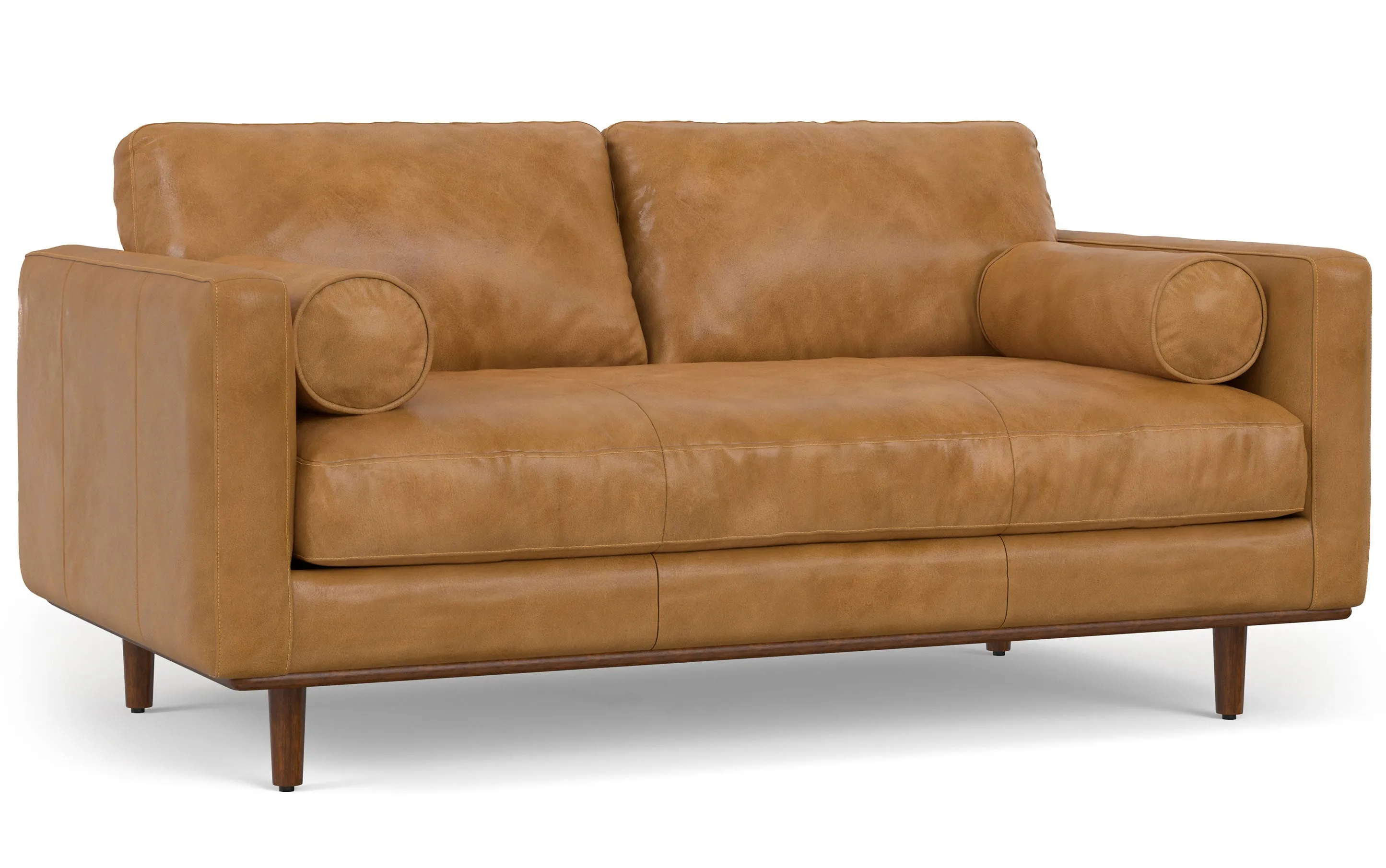 Morrison 72-inch Sofa in Genuine Leather