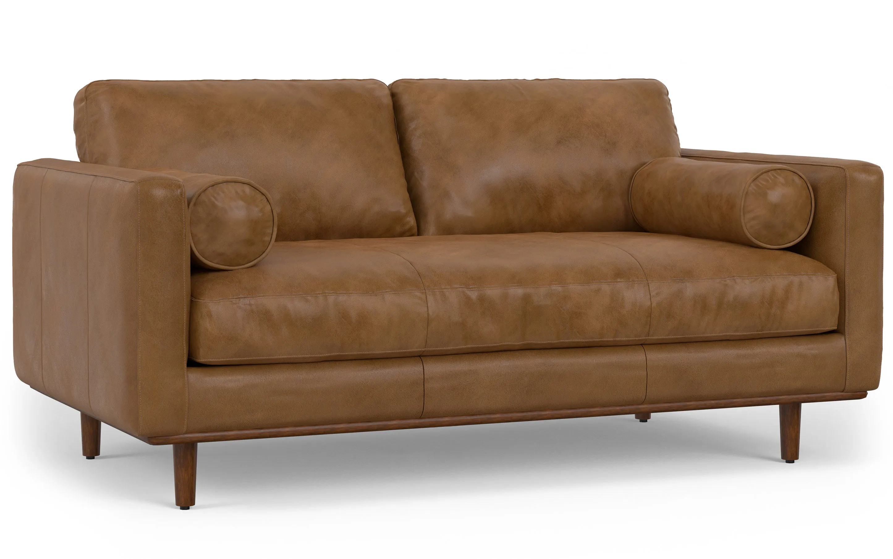 Morrison 72-inch Sofa in Genuine Leather