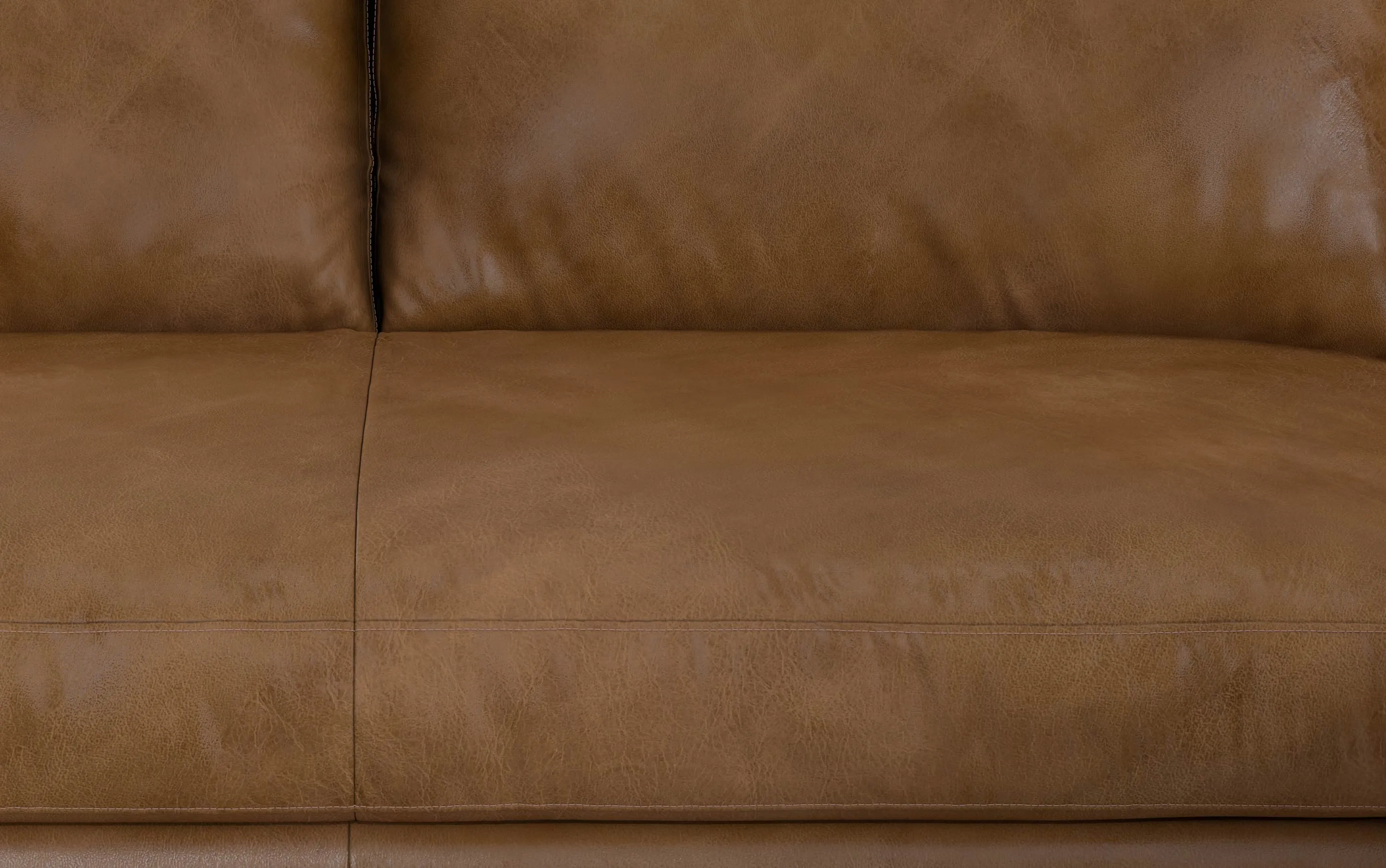 Morrison 72-inch Sofa in Genuine Leather