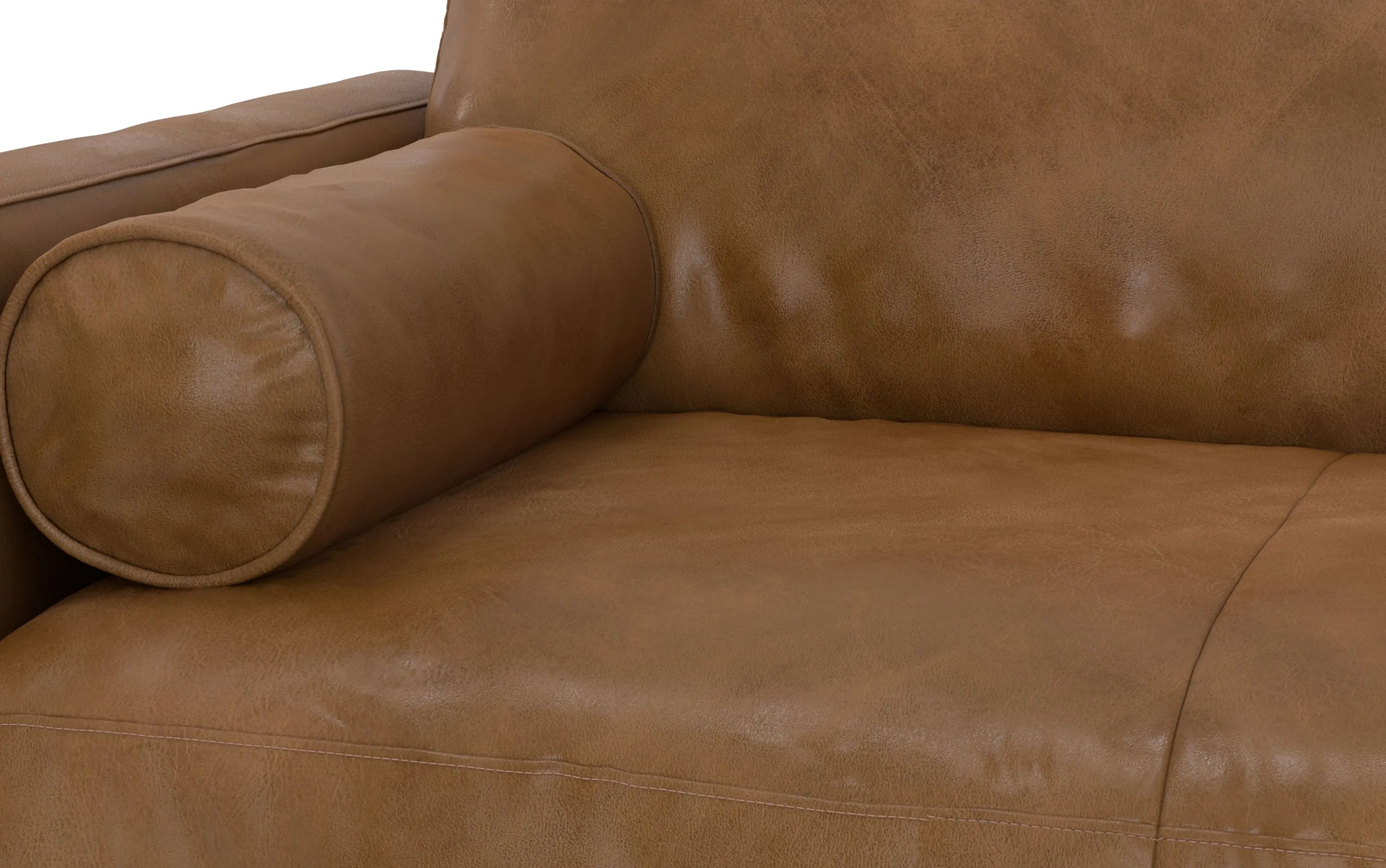 Morrison 72-inch Sofa in Genuine Leather