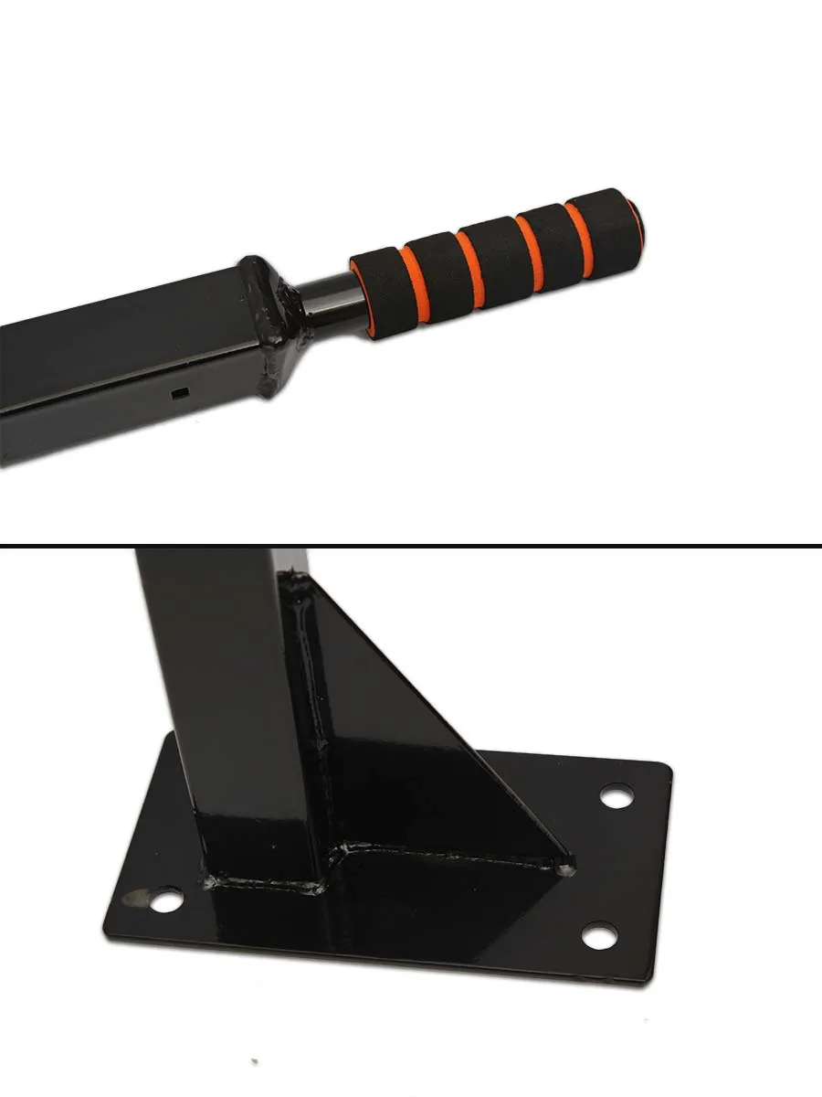 Mounted Pull Up Bar - 4 in 1 - Black / Orange