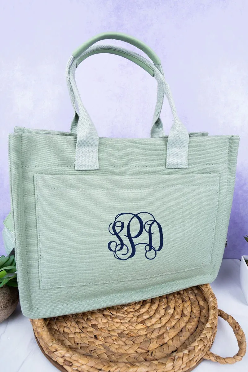 NGIL Mint Laurel Bay Small Canvas Tote