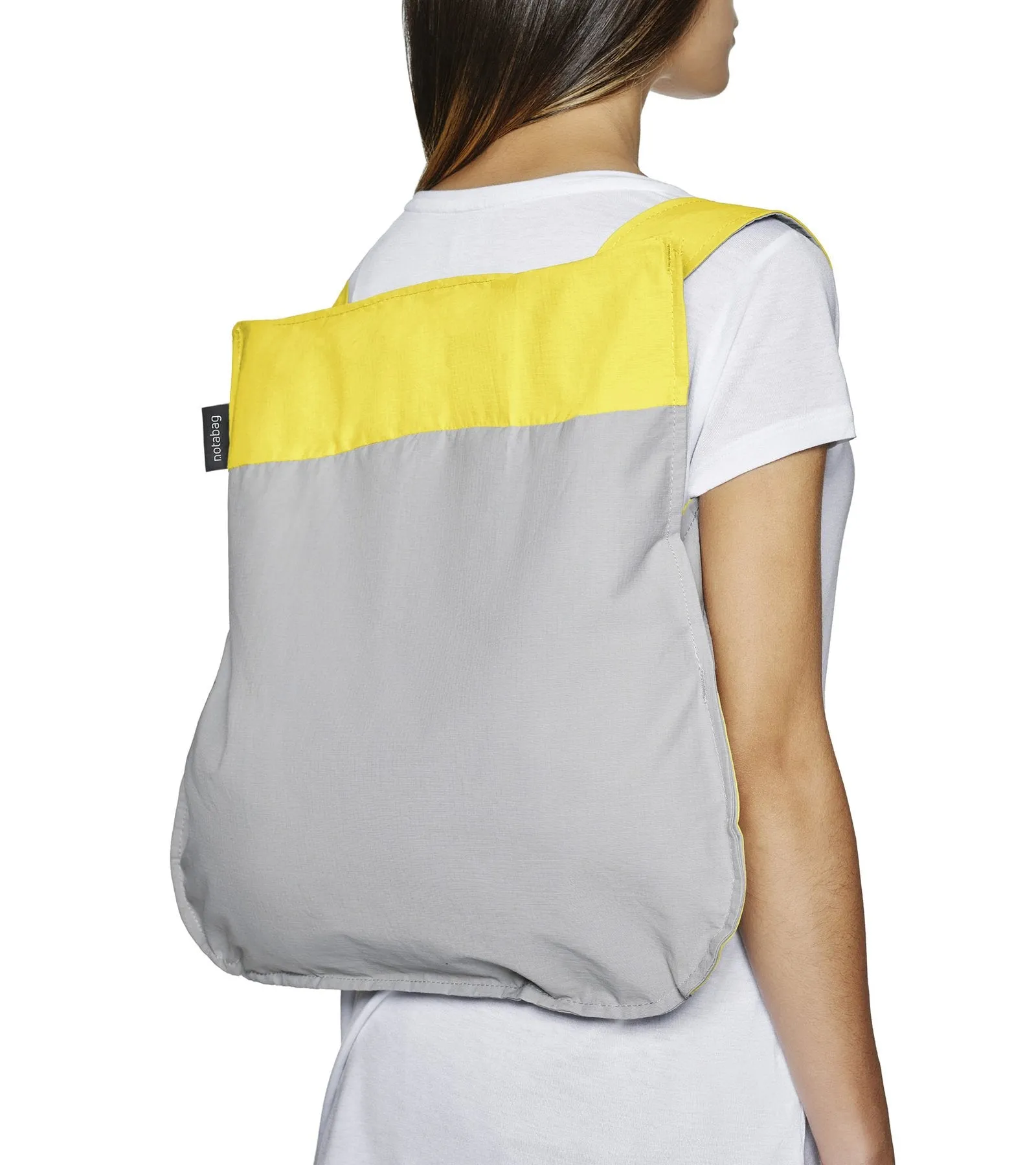 Notabag Convertible Tote Backpack – Yellow/Grey