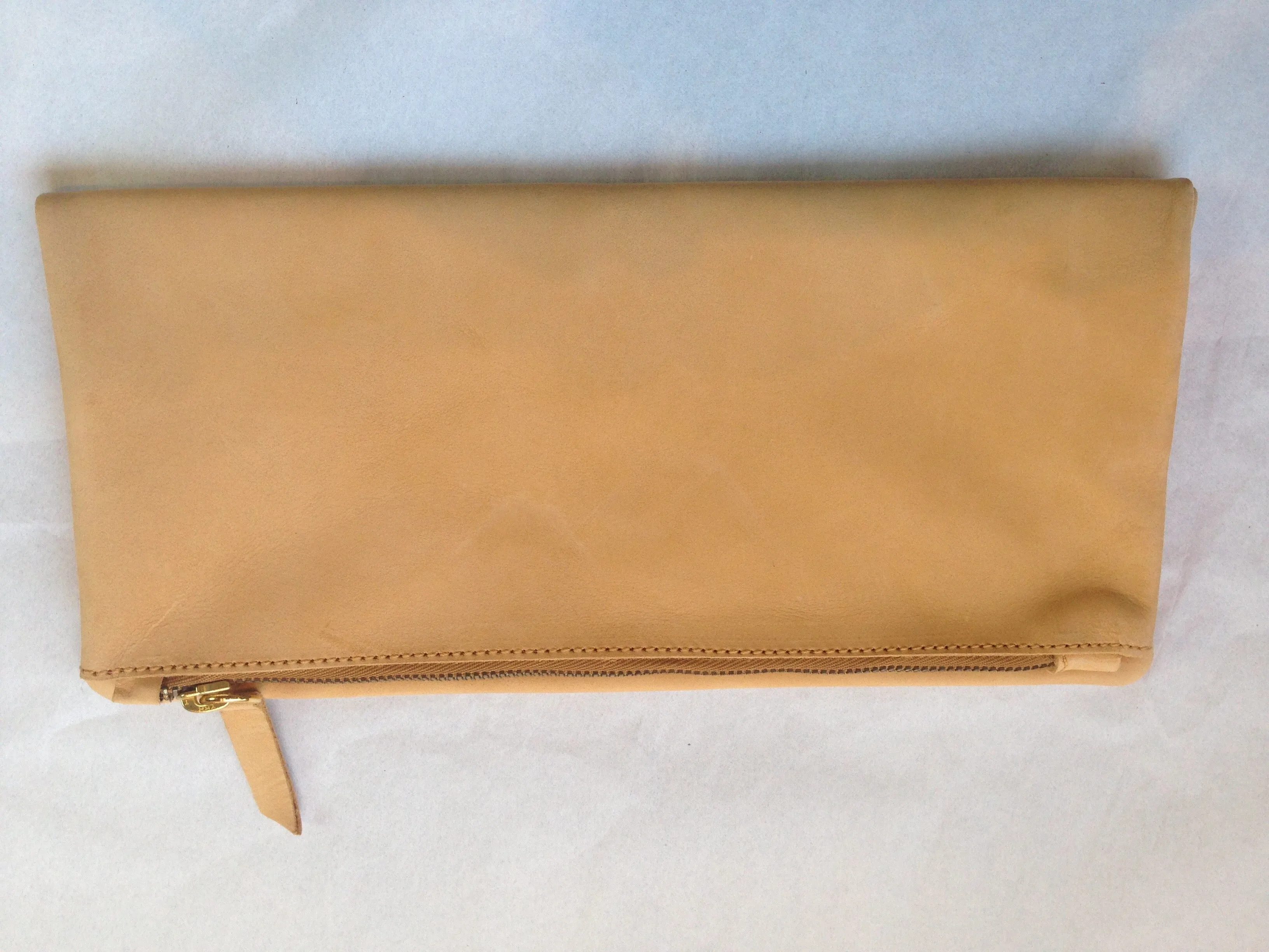 Nubuck Leather Clutch